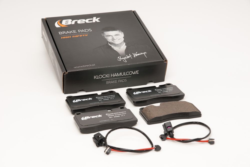Breck 24098 00 551 00 — Zestaw klocków hamulcowych, hamulce tarczowe